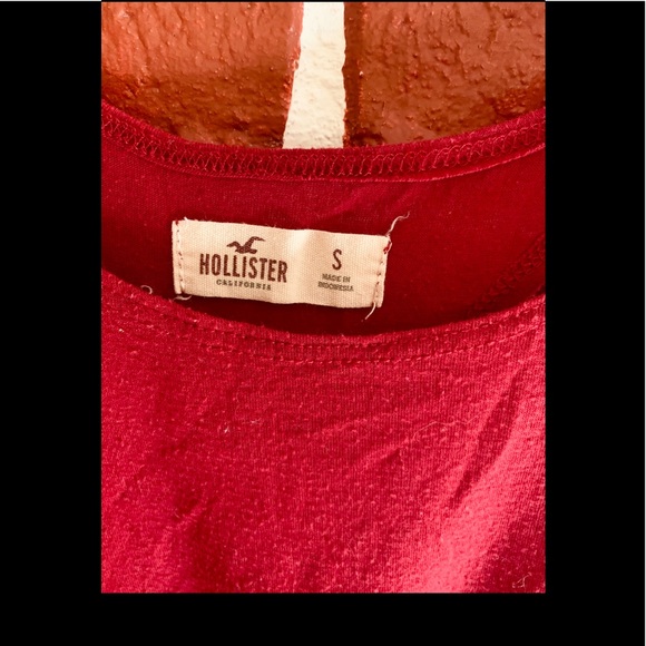 Hollister burgundy tank blouse - Picture 2 of 3